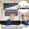 2PCS Wrist Rest Pad Keyboard Pad Mousepads Ergonomic Support Pad Comfortable Relief Non Slip For PC Computer Laptop