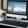 Gaming Mouse Pad with Smooth Surface   Anti Slip Rubber Base Desktop Laptop Table Mat Desk Cover