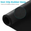 Gaming Mouse Pad with Smooth Surface   Anti Slip Rubber Base Desktop Laptop Table Mat Desk Cover