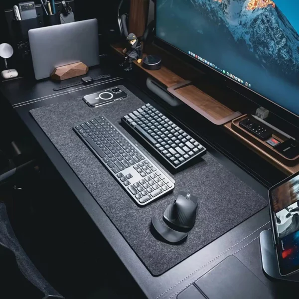 Simple Wool Felt Large Gaming Mouse Pad Office Home Desk Mice Mat Supplies