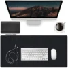 Large Mouse Pad with Stitched Edge  Anti Slip Mouse Mat  3mm Rubber Base Thicken Mousepad Desk Mat