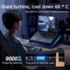 18CM Cooler Fan Powerful Turbo Radiator Cooling Plate RGB Light
