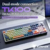 my-11134207-820lb-mg6f0ftqxwcr2f.webp XUNFOX TK100 Bluetooth Wireless Keyboard Dual Mode E Sports Gaming RGB