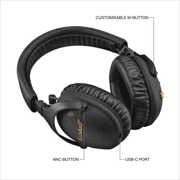 Marshall - Monitor III A.N.C. Wireless Noise Cancelling Over-the-Ear Headphones